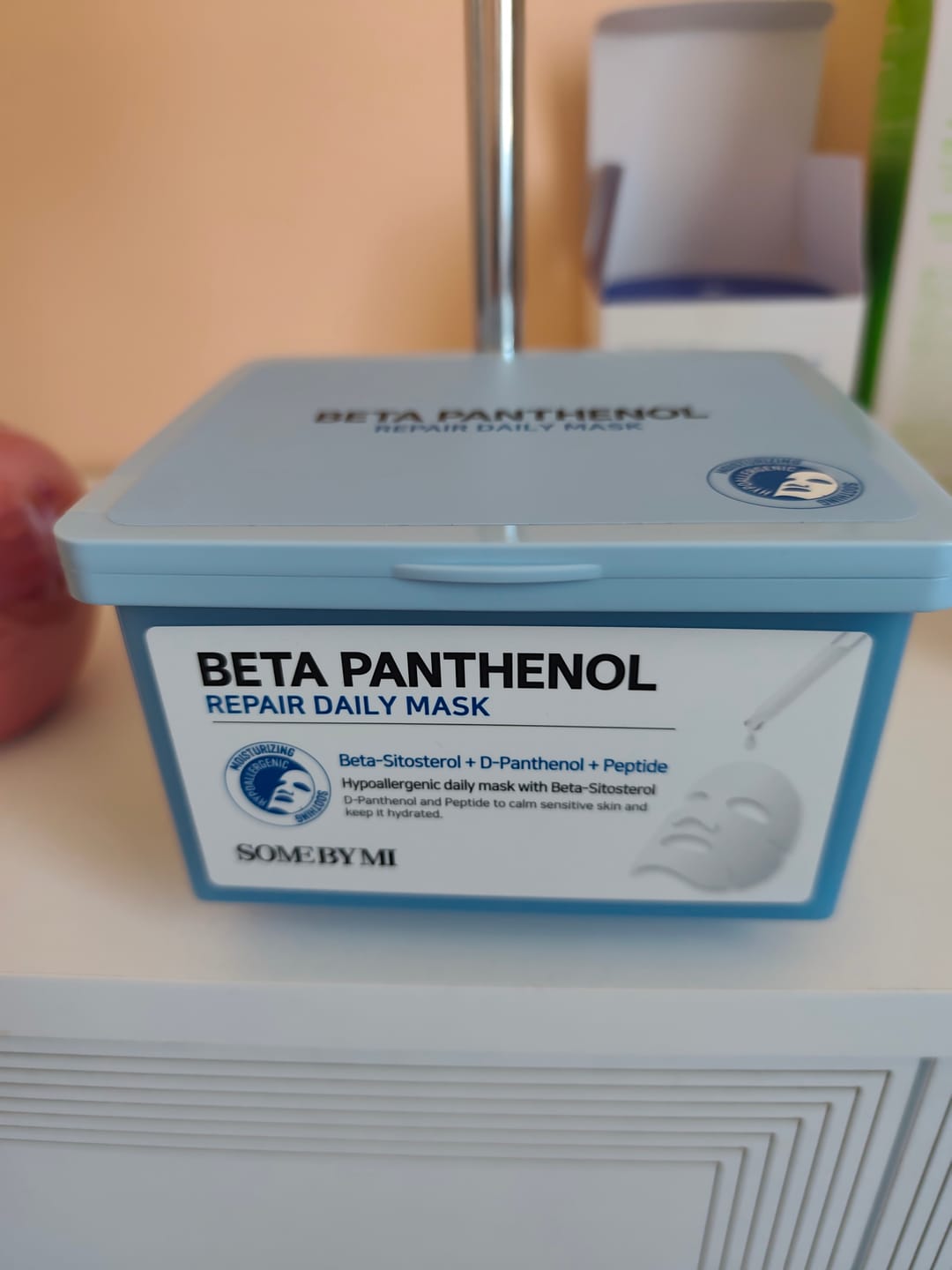 Customer photo review of Atjaunojošu auduma masku komplekts ar pantenolu Some By Mi Beta Panthenol Repair Daily Mask