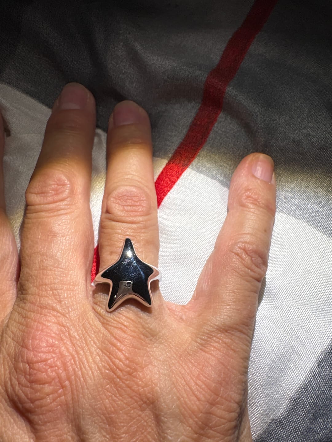 Customer photo review of Étoile Ring - Silver