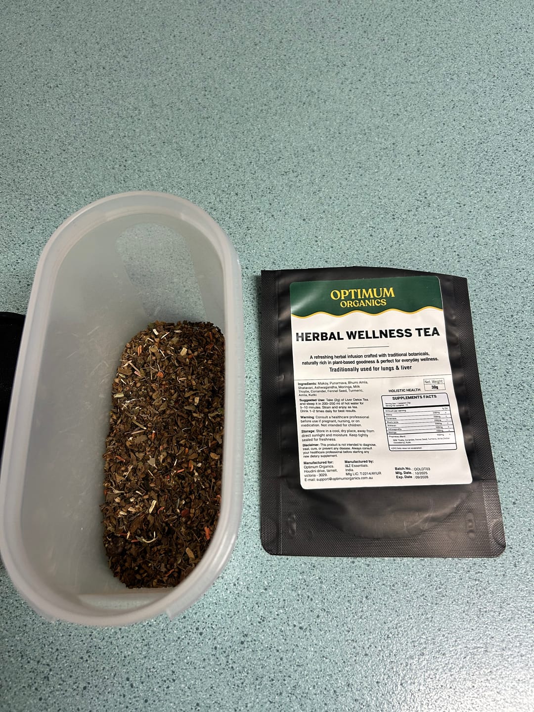 Customer photo review of Liver Detox Tea | 30Days