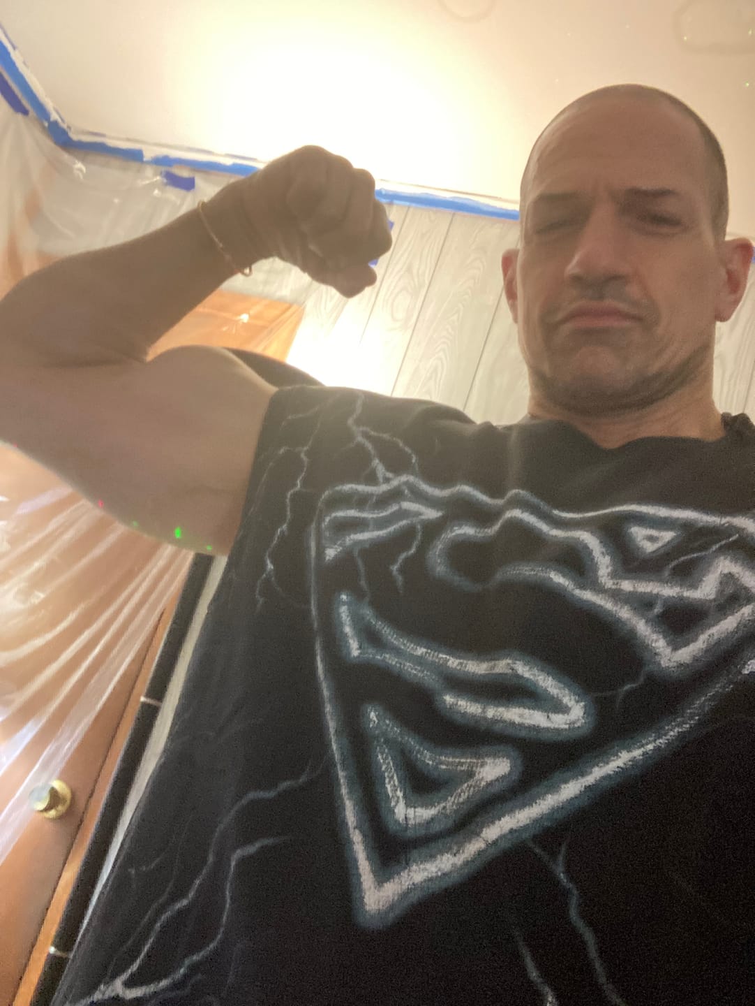 Customer photo review of 3004 - Superman Cut-Offs