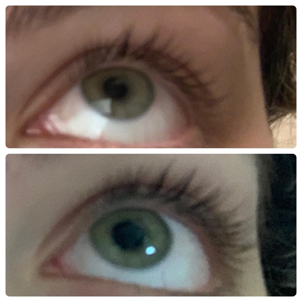 Customer photo review of Máscara de Crecimiento de Pestañas - Mejor que las Postizas