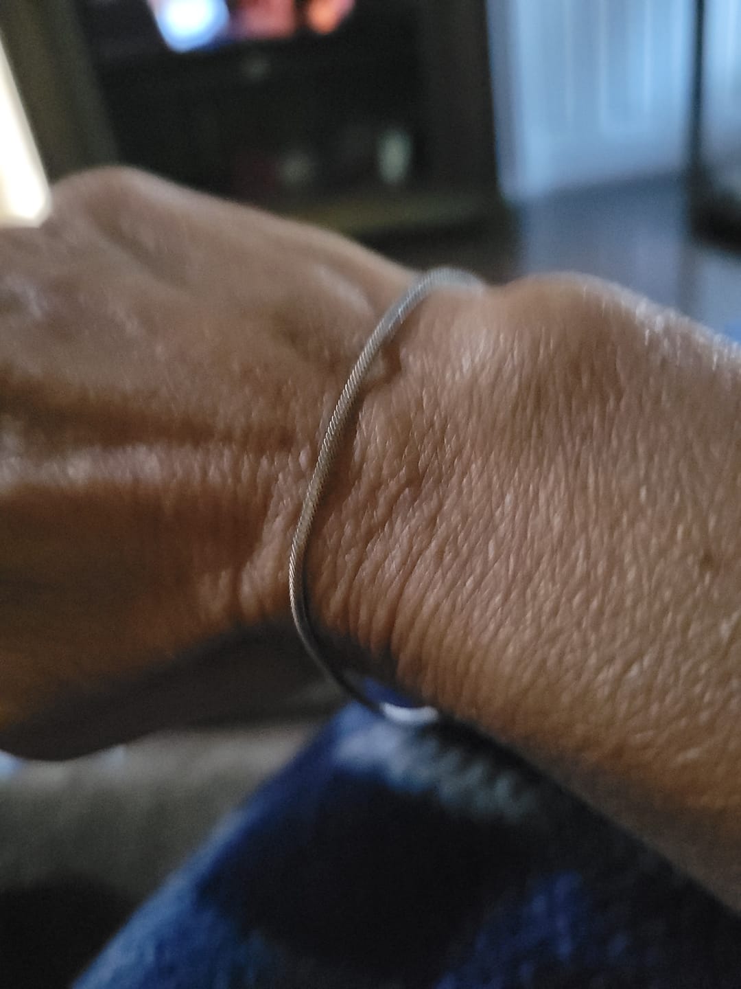 Customer photo review of Minimal Square Bracelet