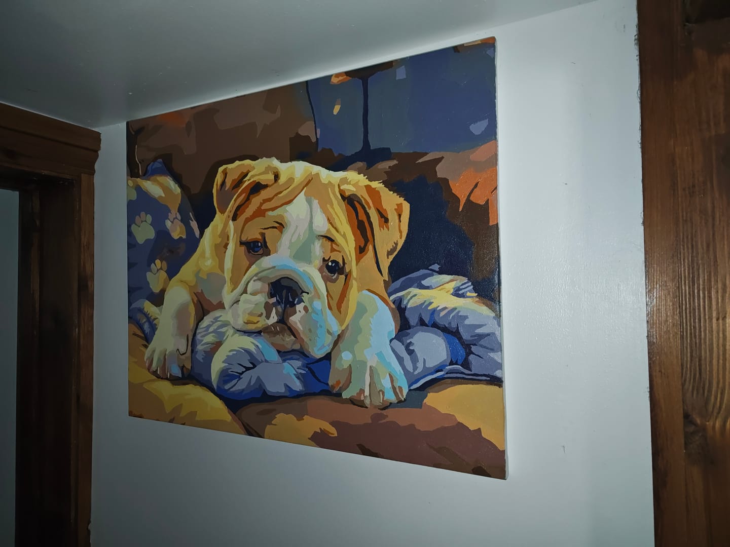 Customer photo review of Sleepy Bulldog