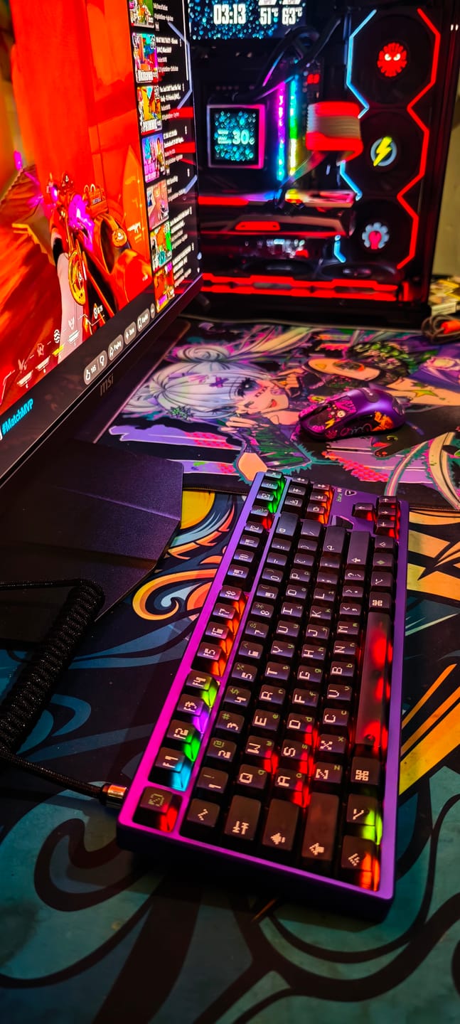 Customer photo review of ATK x QK Hex80 Alüminyum Klavye (Manyetik Switch / HE)
