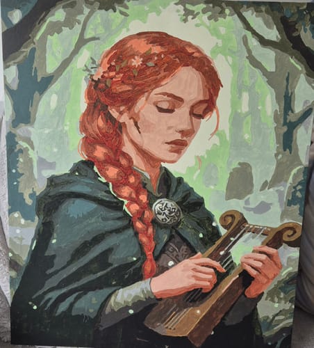 Customer photo review of Celtic Musician in Forest