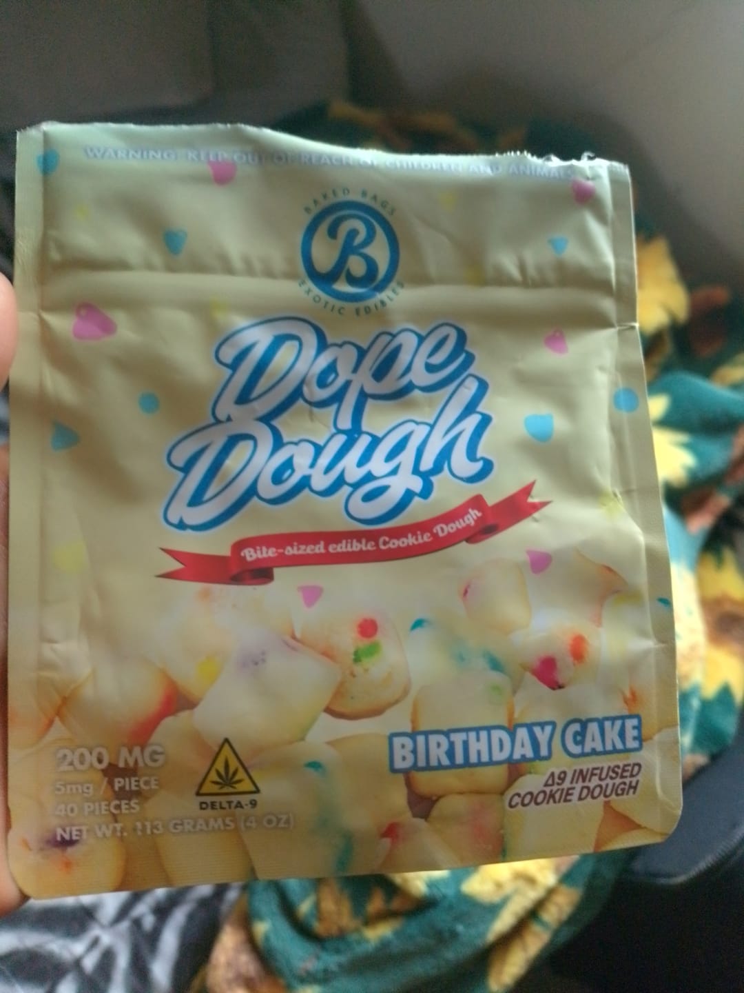 Customer photo review of DOPE DOUGH - BIRTHDAY CAKE