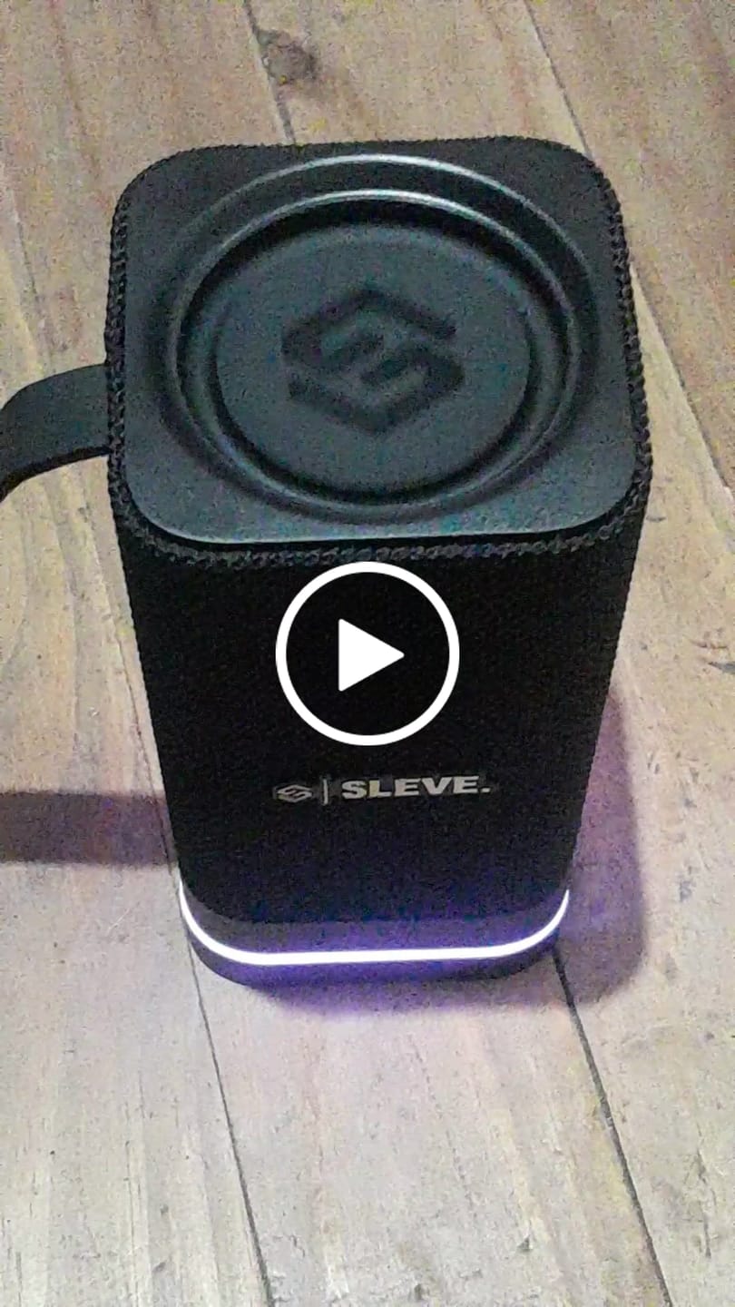 Customer video review of Parlante Bluetooth Sleve BasslineX Mini