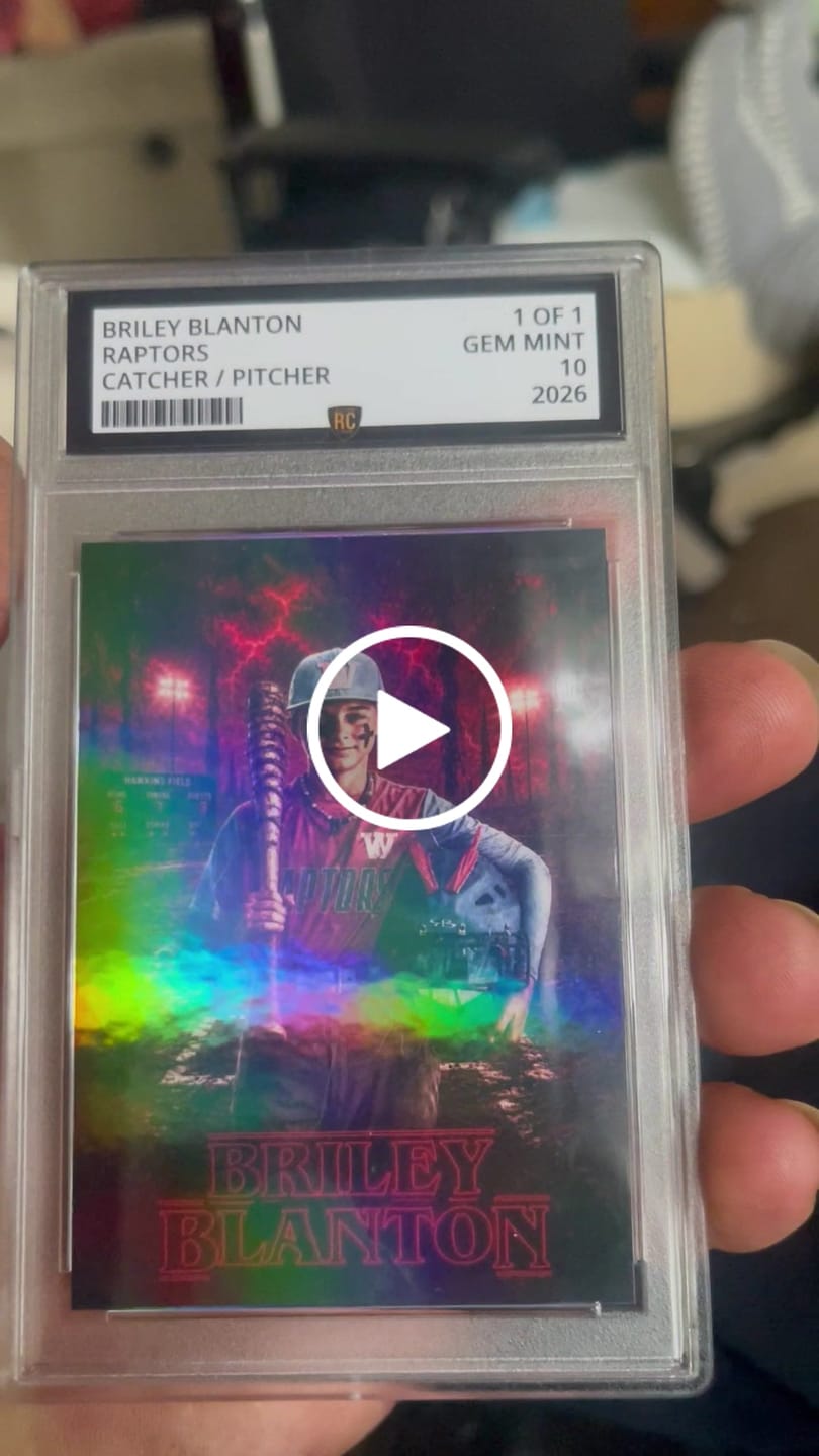 Customer video review of Custom Graded Card