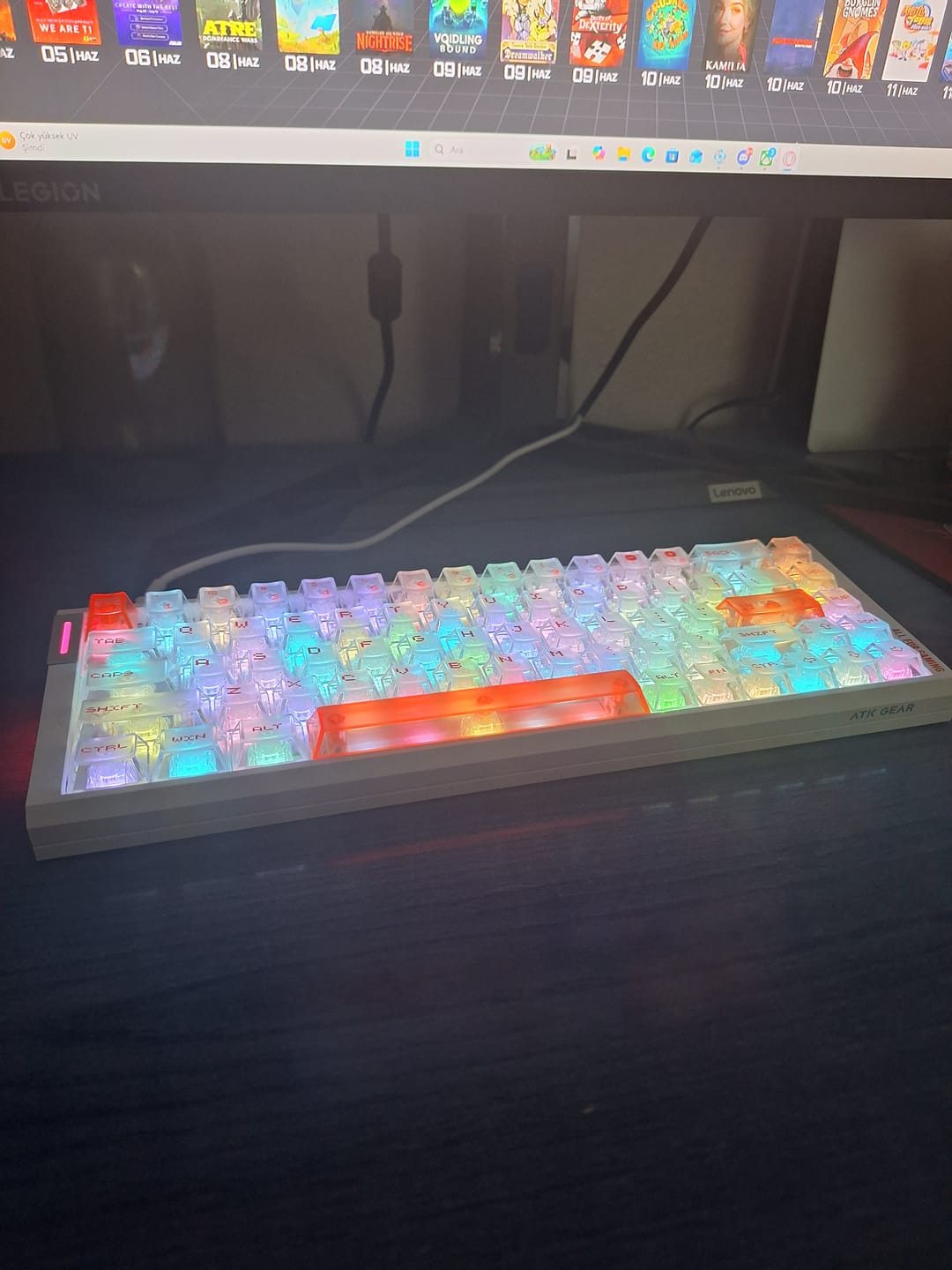 Customer photo review of ATK RS6 Air Klavye (Manyetik Switch / HE)