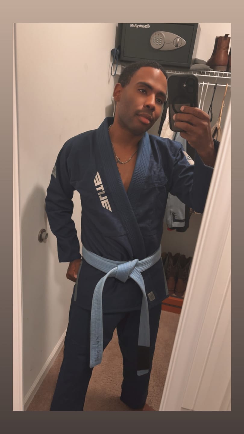 Customer photo review of Core Navy Brazilian Jiu Jitsu Mens BJJ Gi