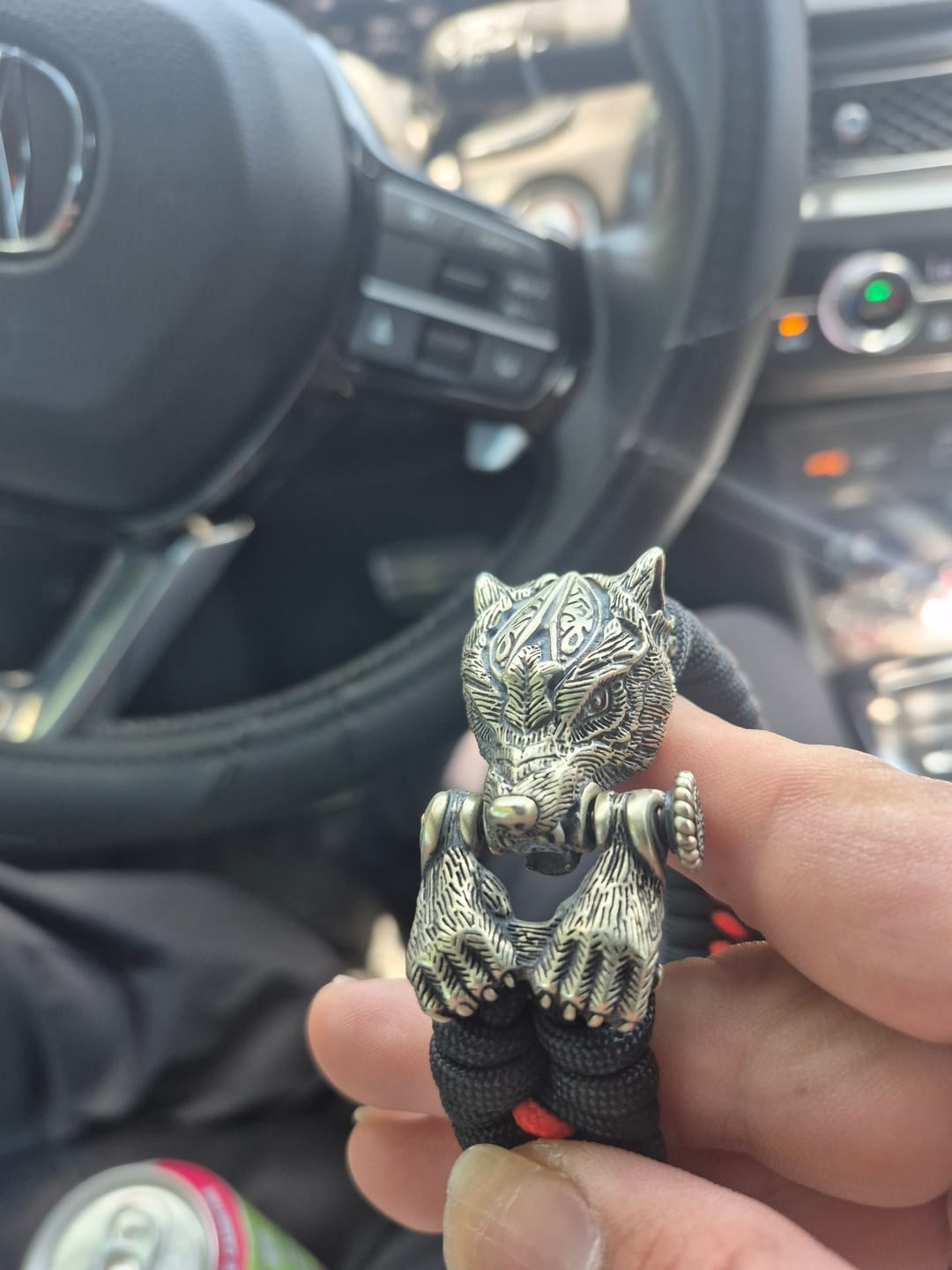 Customer photo review of Warrior Wolf Paracord Bracelet