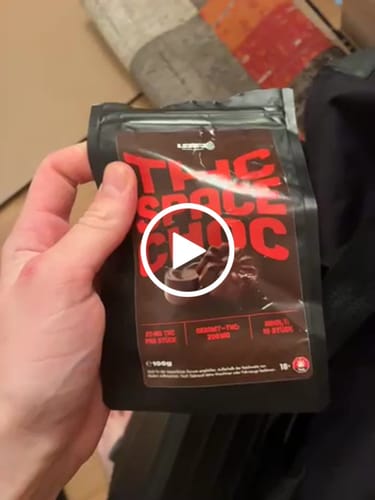 Kundenbewertung mit Video zu THC Schokolade - SpaceChoc 200mg