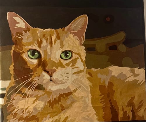 Customer photo review of Pet Custom Paint by Numbers