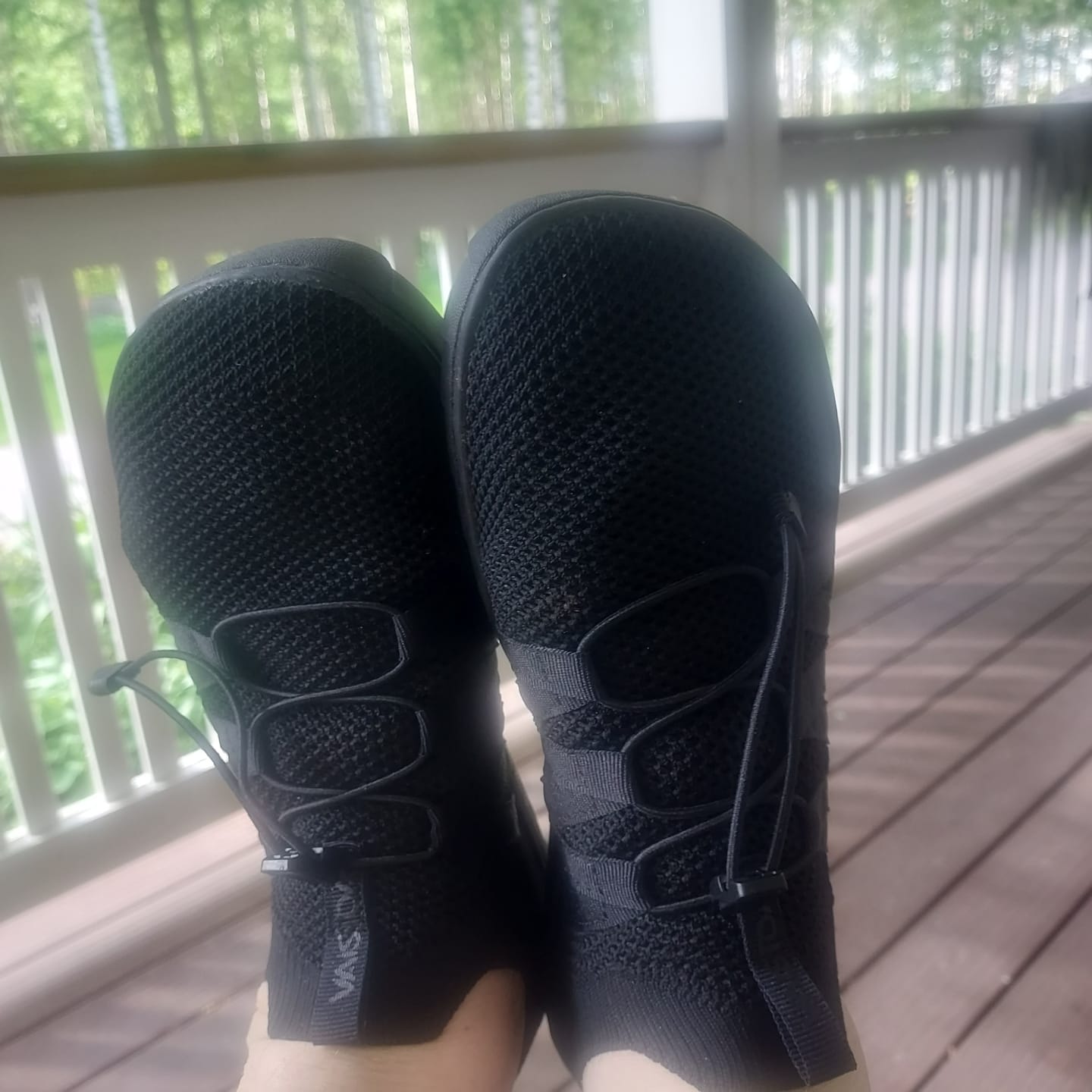 Customer photo review of Vaistoa Riemu -paljasjalkakengät