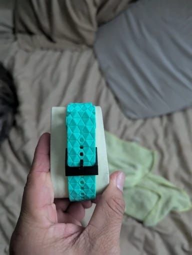 Customer photo review of OnePlus Smartwatch Silicone Watch Band Football Pattern Quick Release Straps
