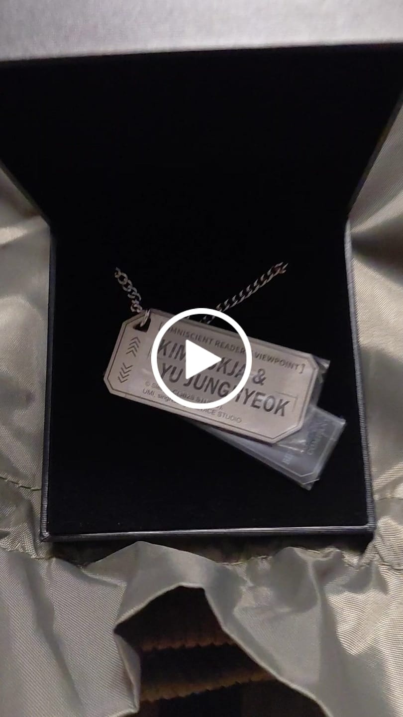 Customer video review of 【Pre-Order】Omniscient Reader's Viewpoint - Metal Pendant