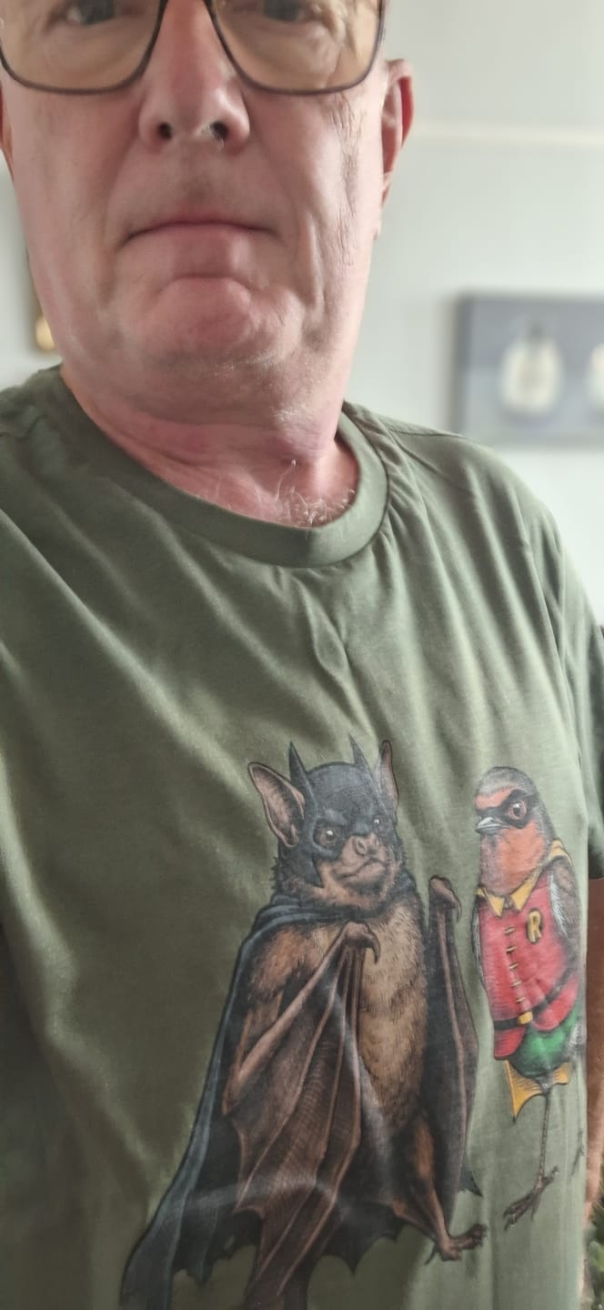 Customer photo review of Bat N Robin 11 T-Shirt