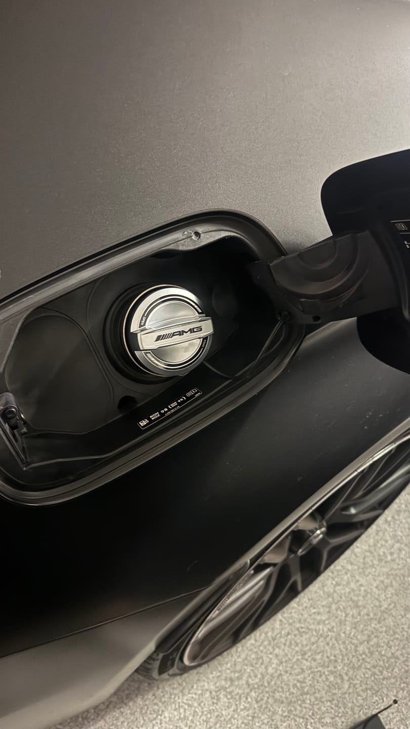 Customer photo review of MERCEDES AMG ALUMINUM FUEL CAP
