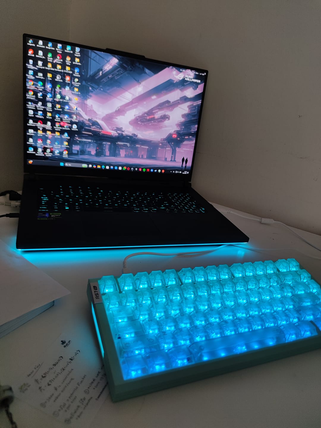 Customer photo review of ATK RS7 Air Klavye (Manyetik Switch / HE)