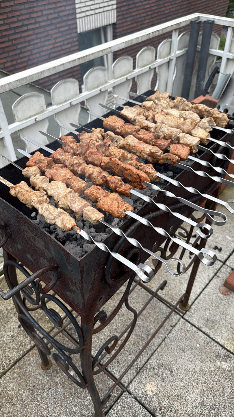 Customer photo review of Schweine-Schaschlik Yakuza – mariniert mit Teriyaki, Chili & Sesam | mySchaschlik