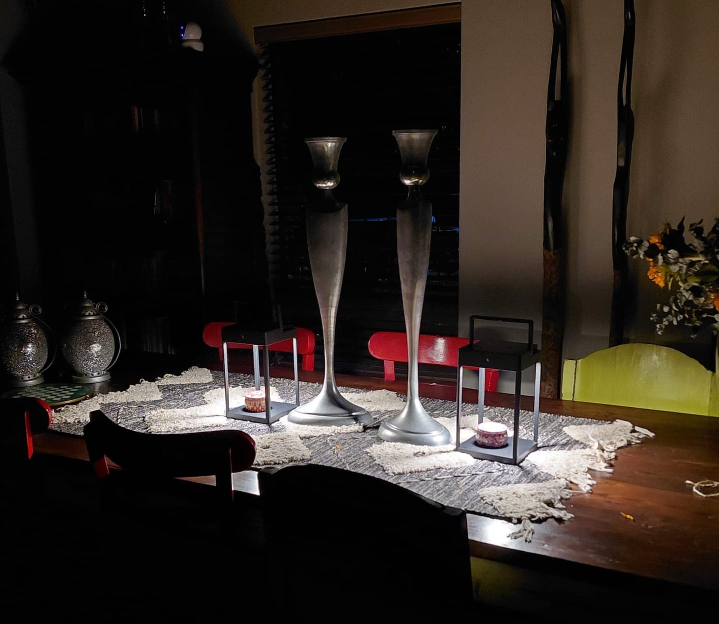 Customer photo review of Luxury Metal Solar Lantern