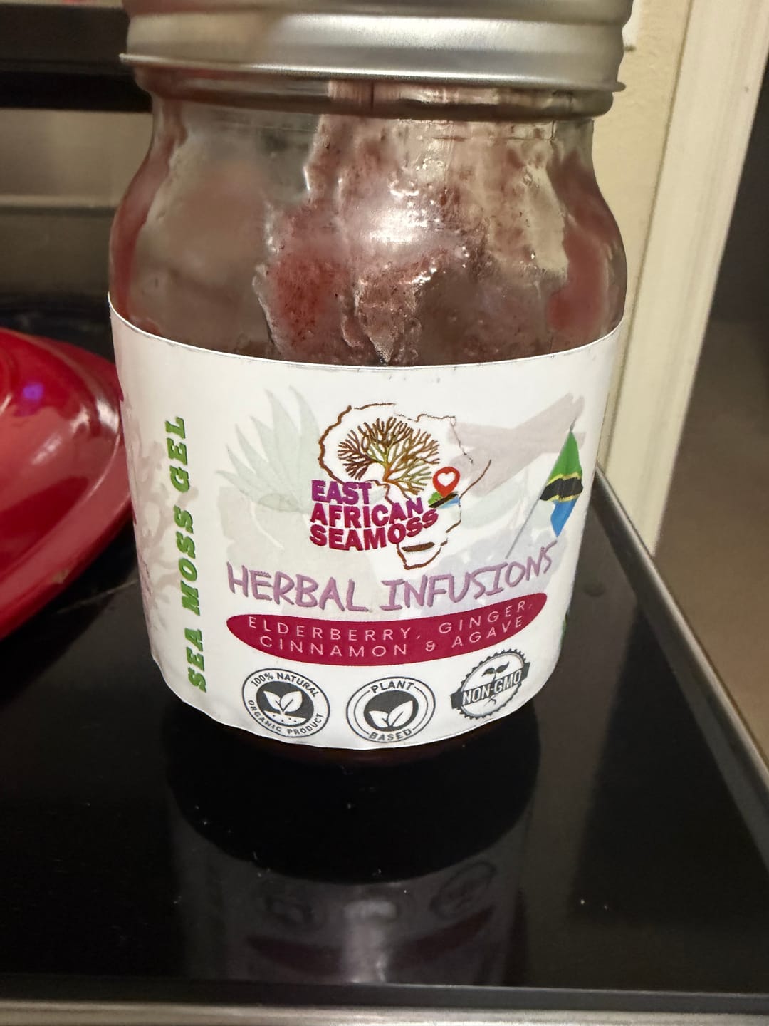 Customer photo review of ELDERBERRY GINGER East African Sea Moss Gel (flavored)