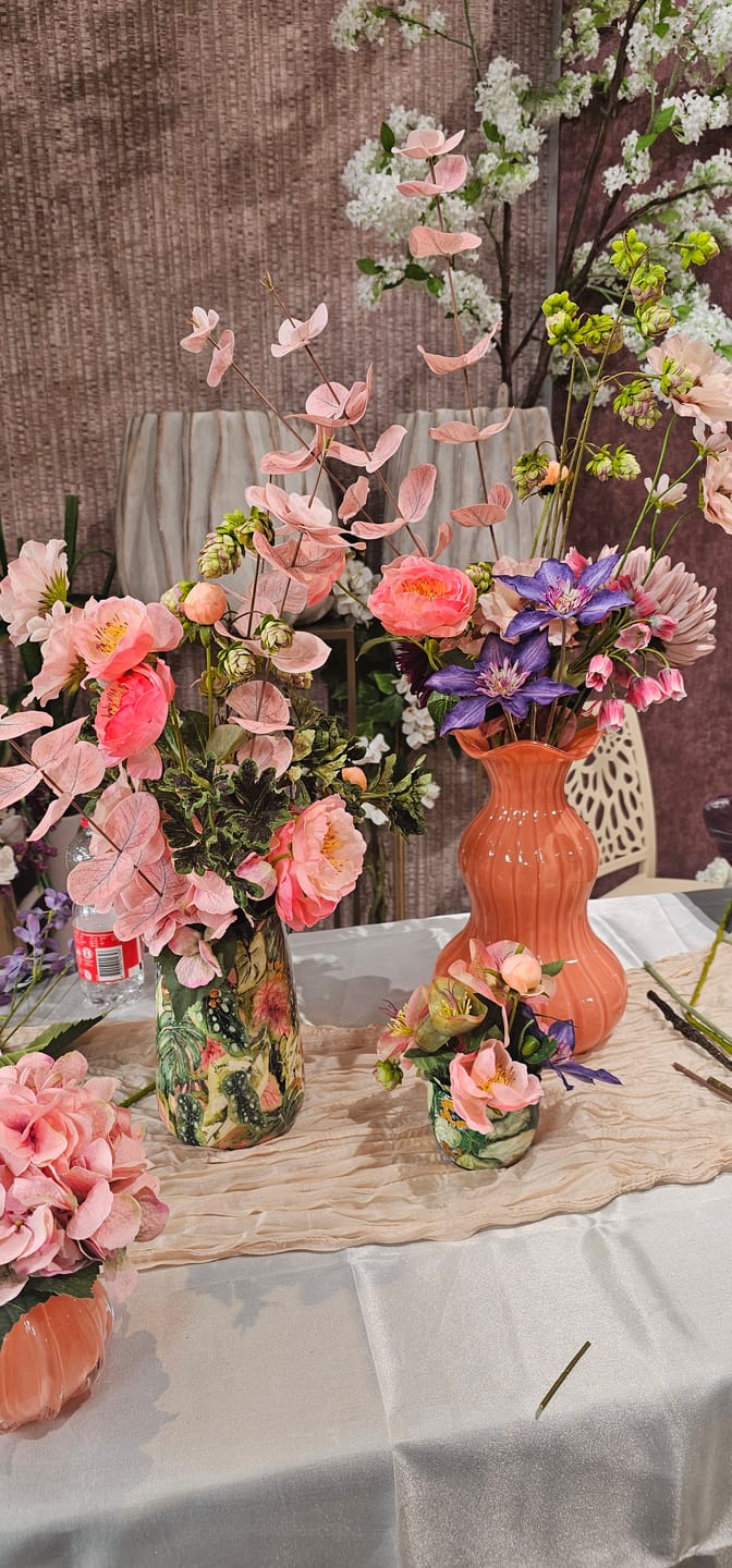 Customer photo review of Workshop - maak je eigen zijden boeket