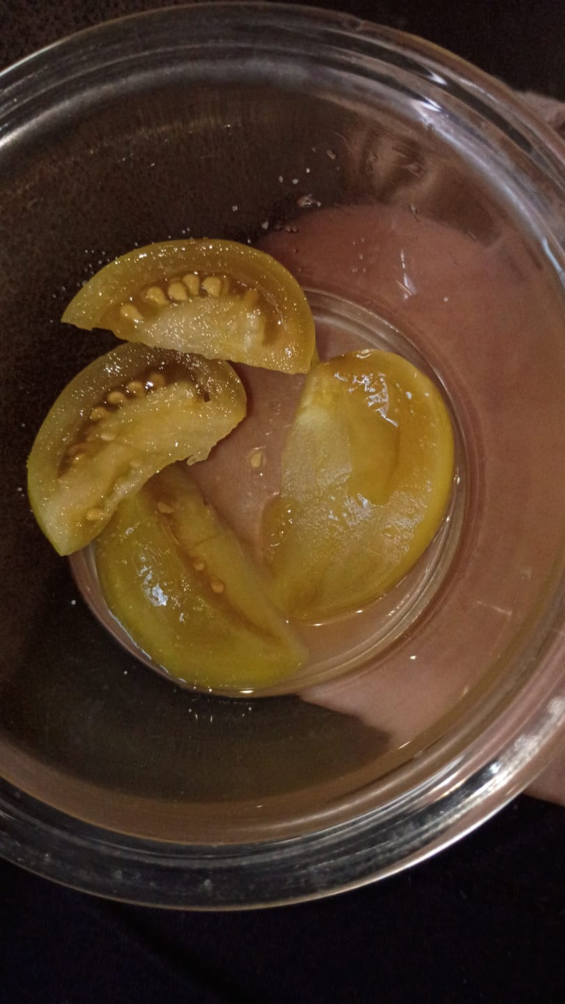 Customer photo review of Sour Pickled Green Tomatoes