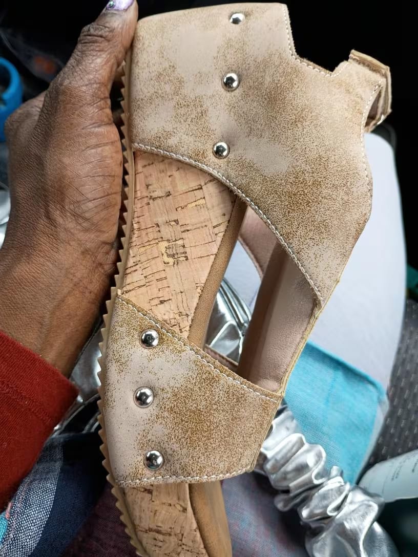 Customer photo review of ComfortStep™ Women's New Vintage Wedge Platform Sandals