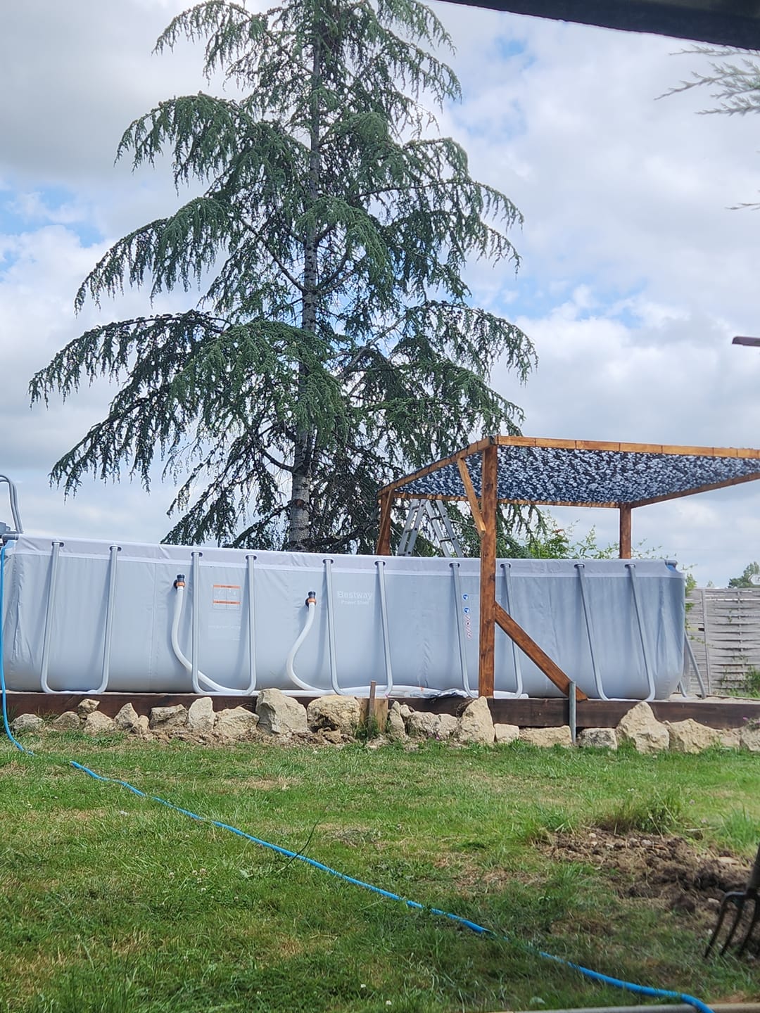 Customer photo review of Filet de camouflage renforcé gris