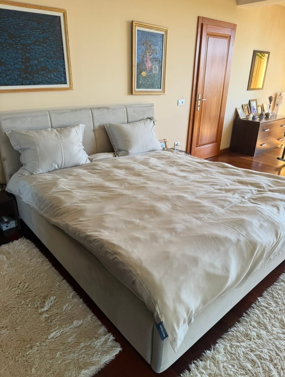 Customer photo review of Fata de perna Lyocell culoare gri