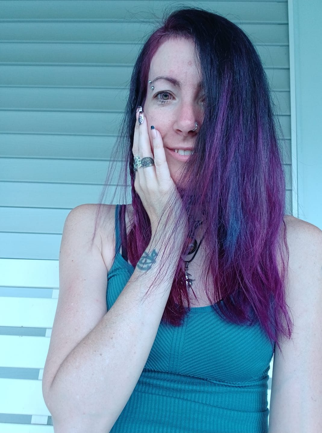 Customer photo review of Instant Dye Shampoo