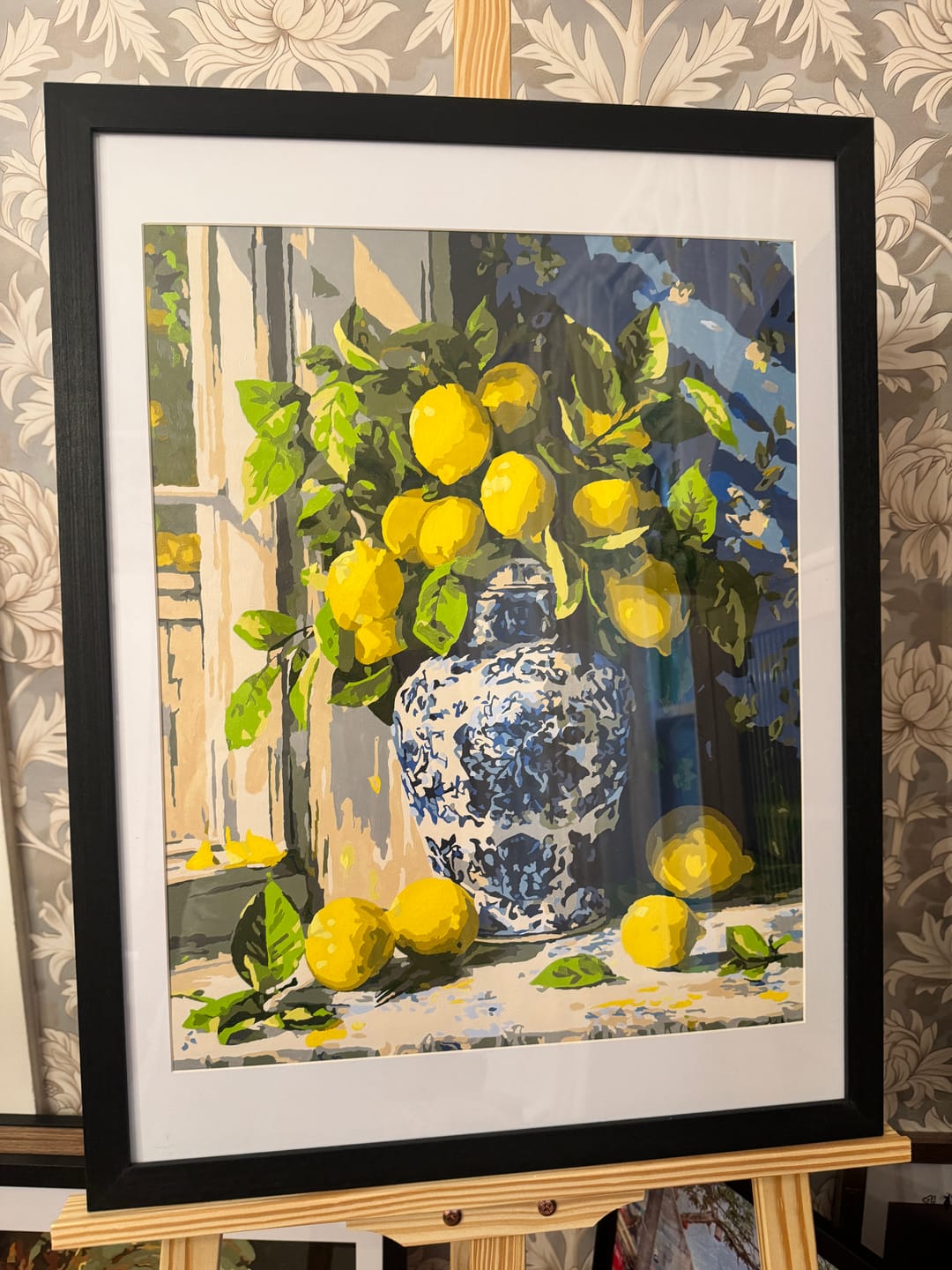 Customer photo review of Lemon bouquet | Paint by Number