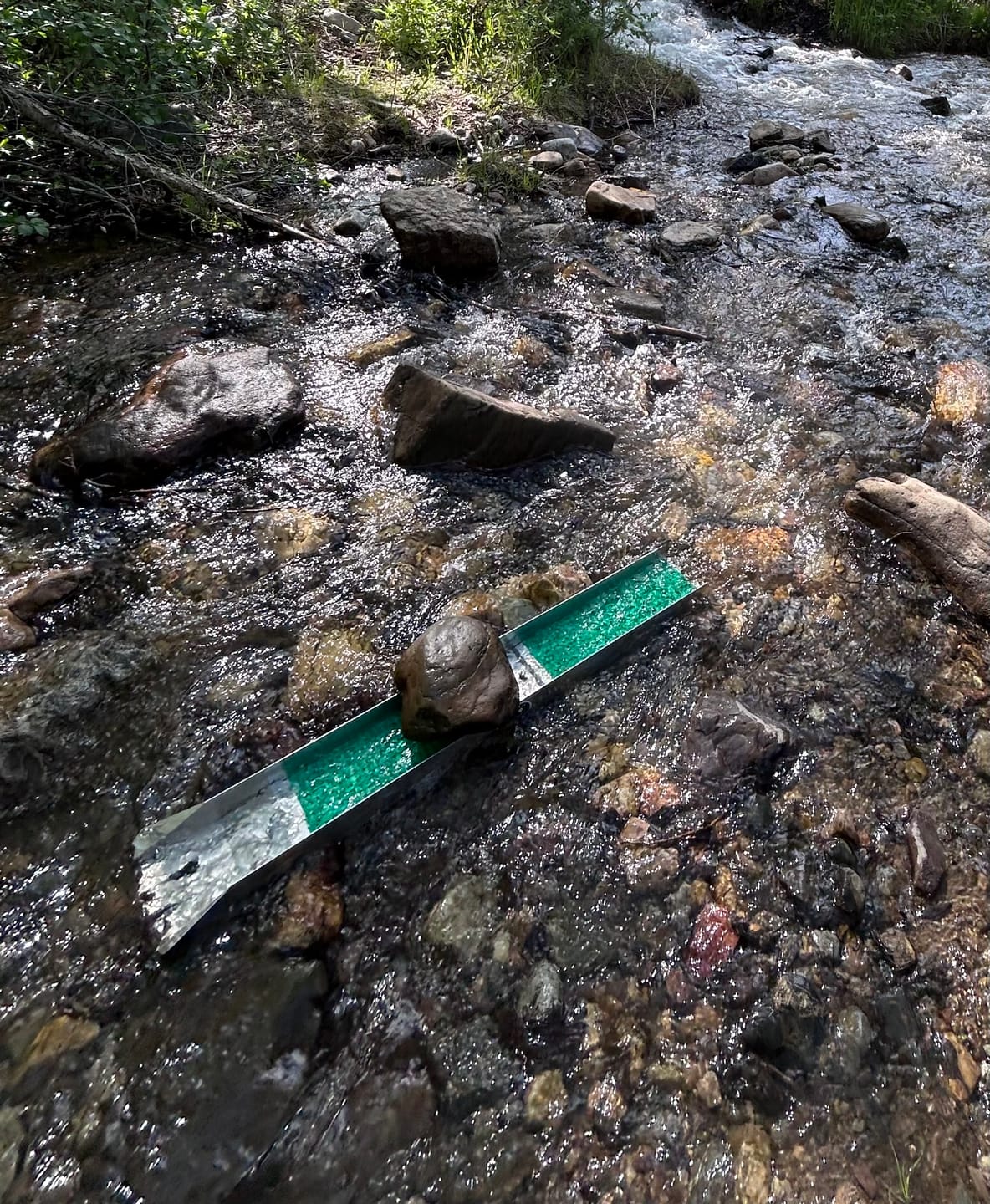 Customer photo review of 6X42 Double Mat Sluice Box with Dream Mat | Gold Prospecting Equipment