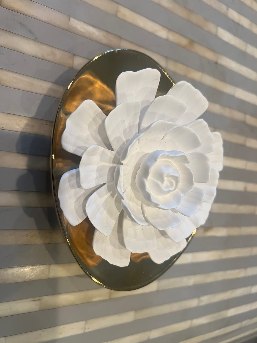 Customer photo review of Dream Porcelain Flower Diffuser, Moroccan Peony