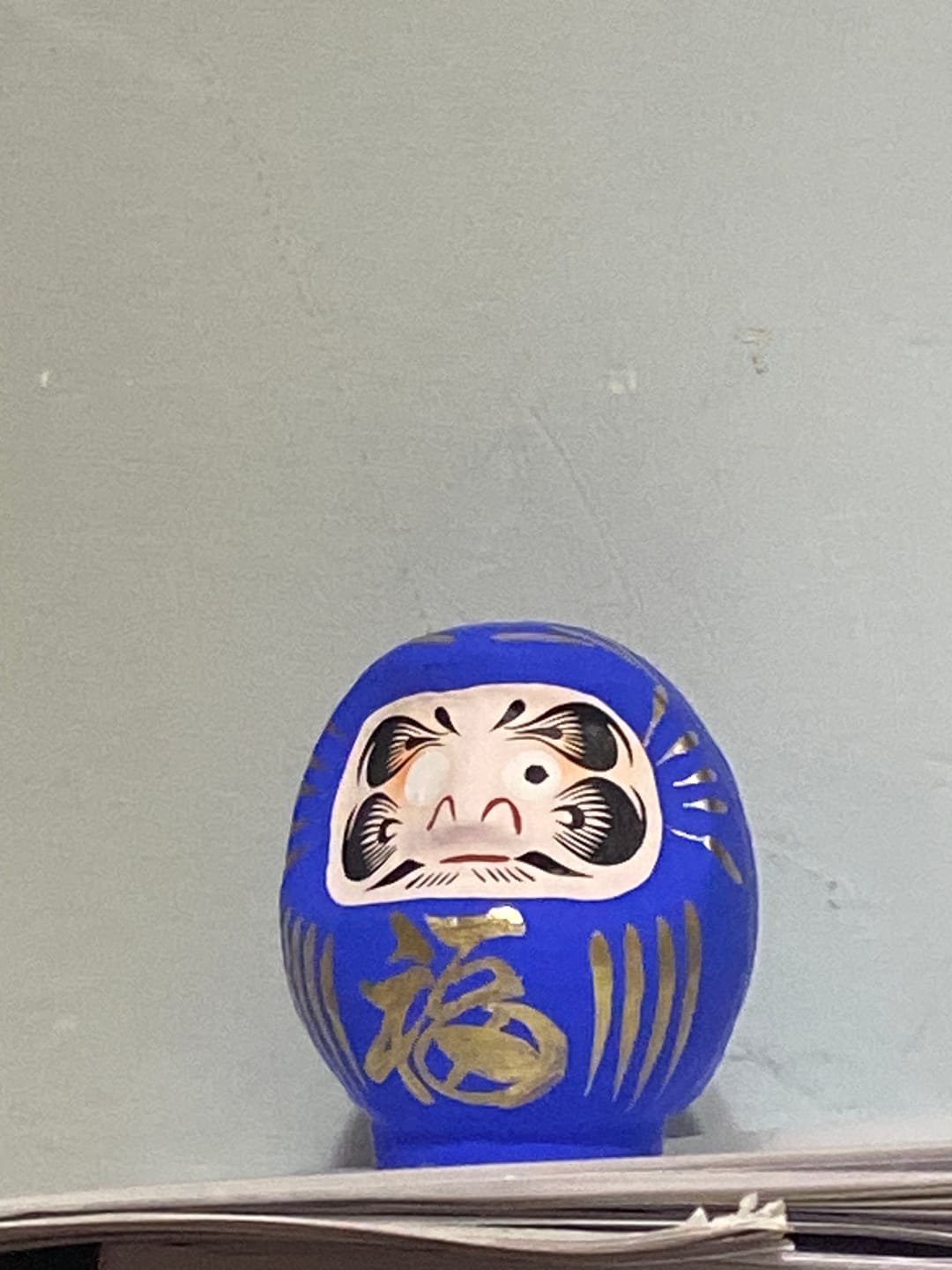 Customer photo review of Daruma Japonés Azul