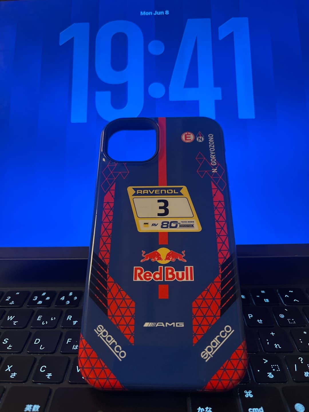Customer photo review of Verstappen AMG GT3 Livery - Individuelle Premium Hülle für iPhone