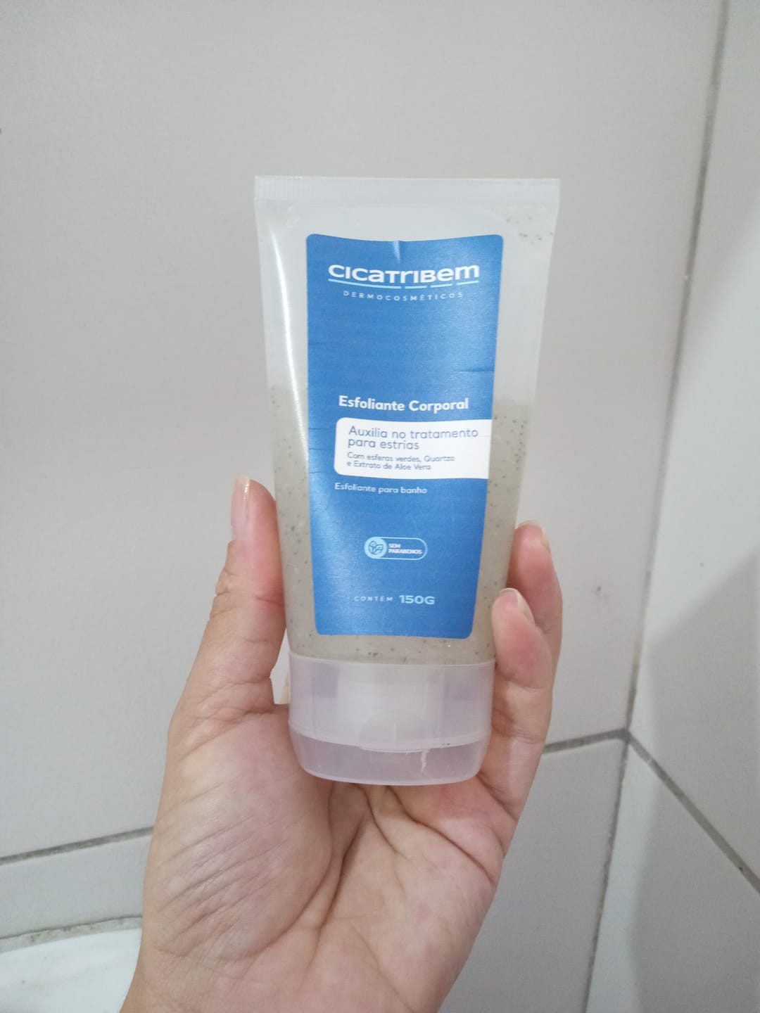 Customer photo review of Esfoliante Corporal - Tratamento para estrias