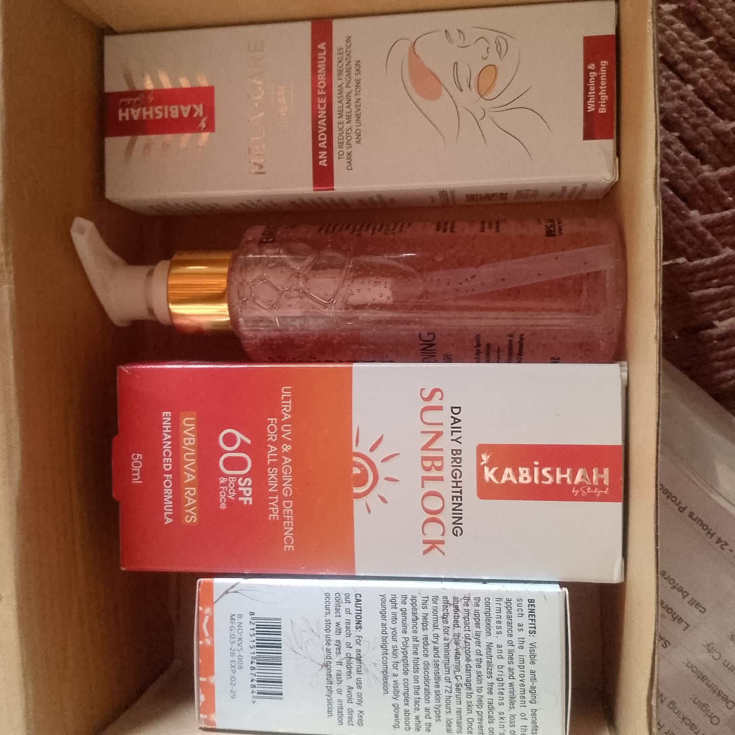 Customer photo review of Melasma Bundle - 24 Hours Protection