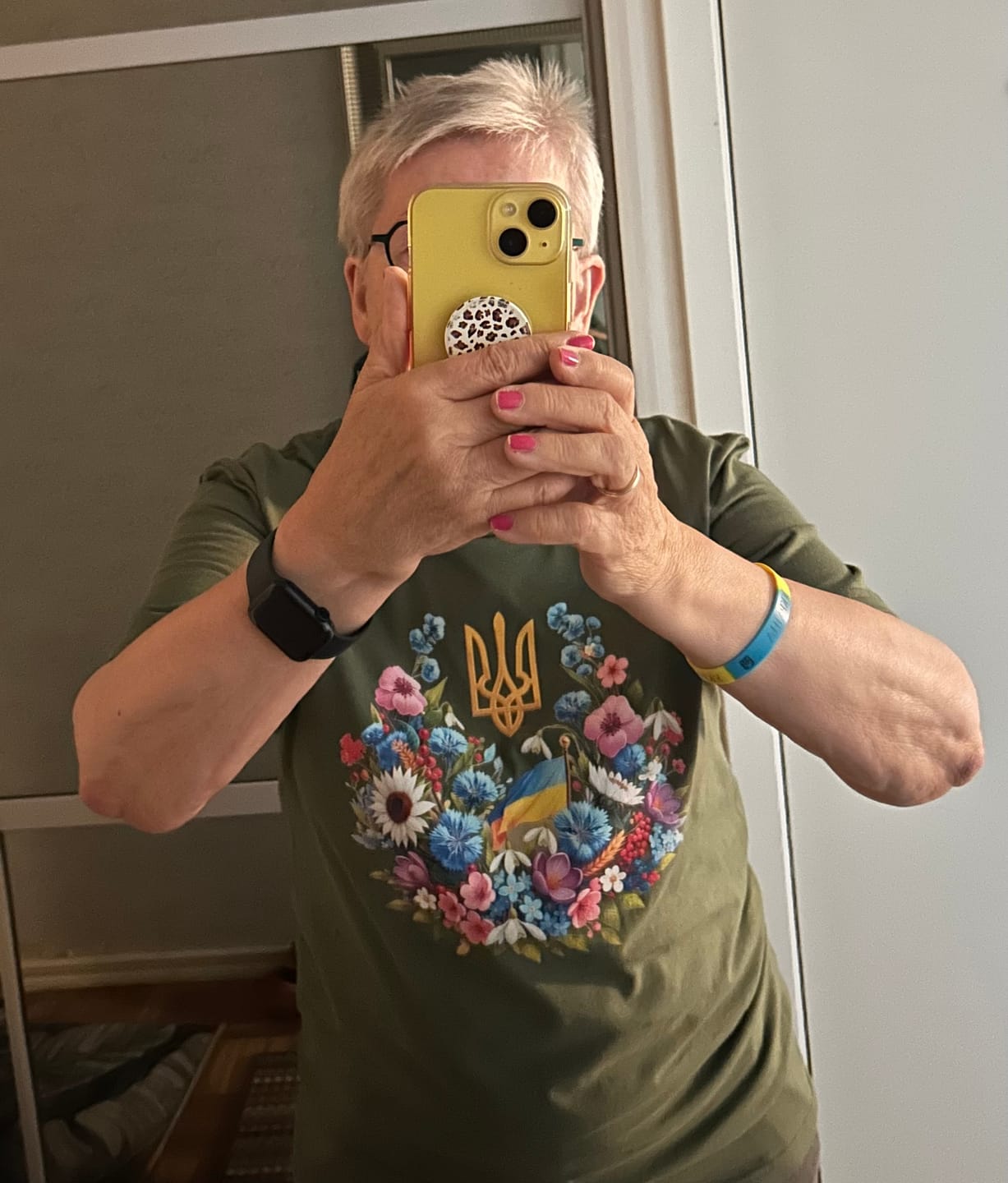 Customer photo review of Ukraine Will Bloom T-Shirt