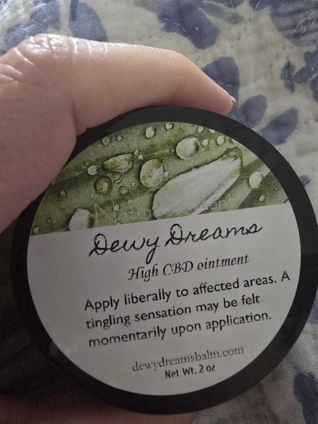 Customer photo review of Canibalm High Ointment