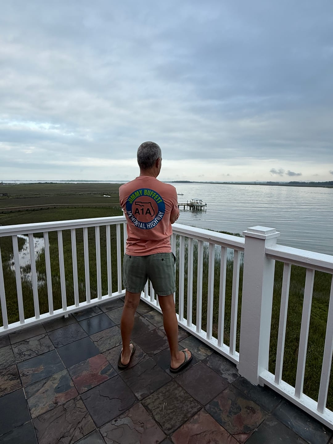 Customer photo review of A1A Jimmy Buffett Memorial Highway T-Shirt
