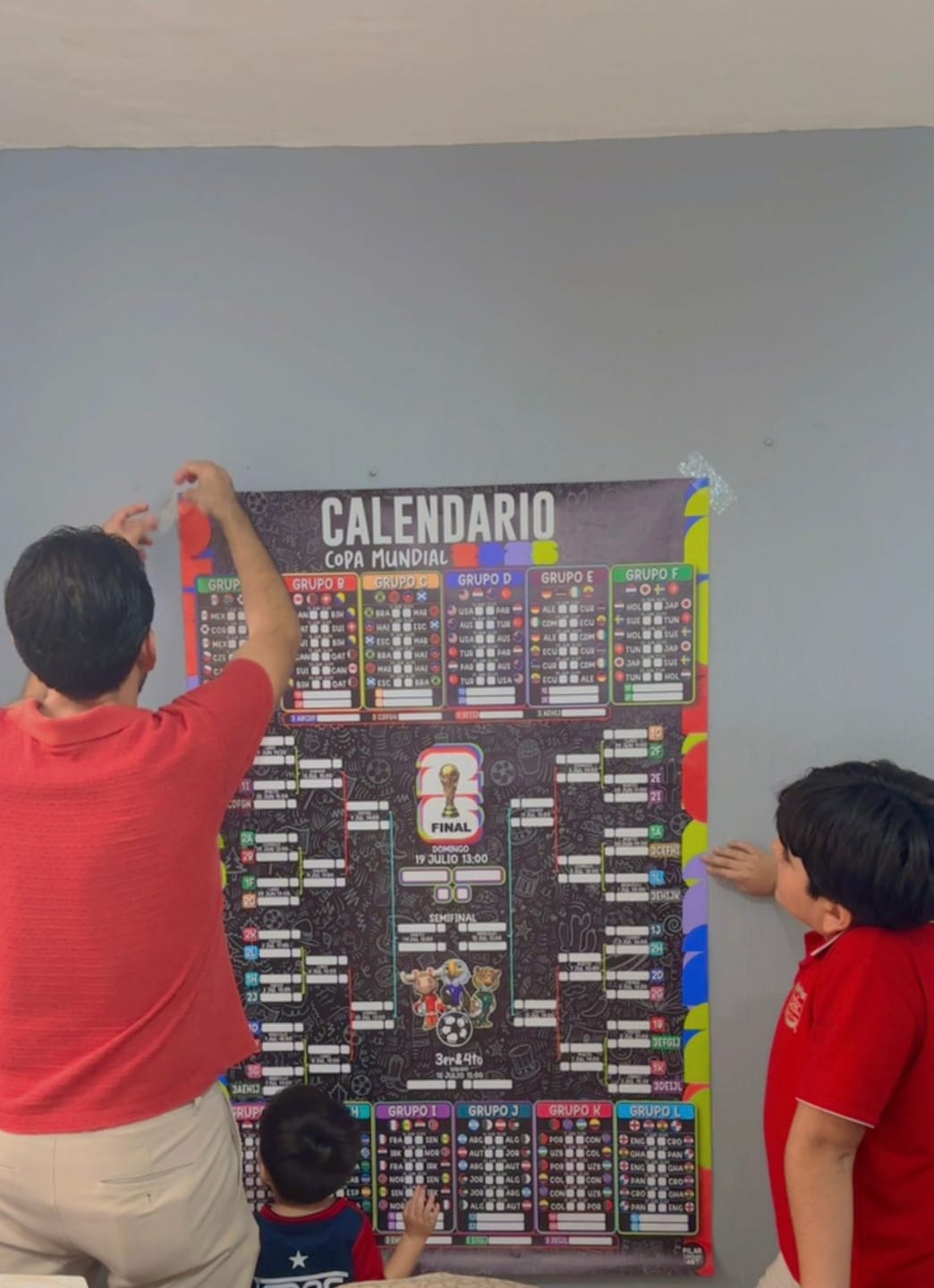 Customer photo review of Calendario Mundial 2026
