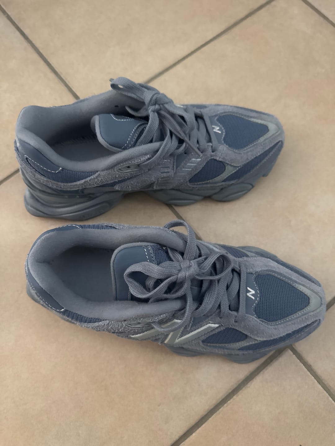 Customer photo review of 9060 New Balance Washed Blue