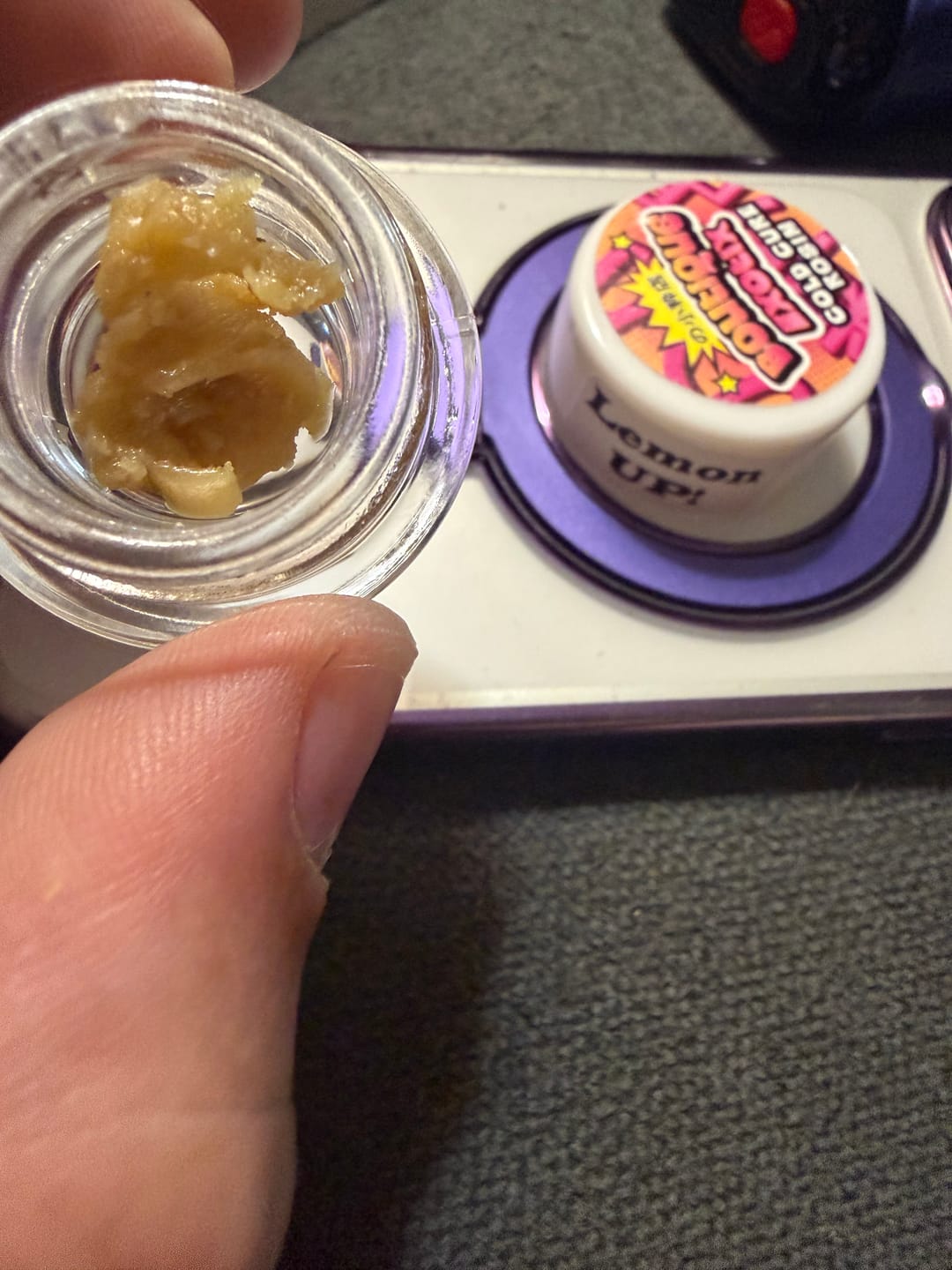 Customer photo review of Boutique Exotics - Cold Cure Rosin 1 Gram