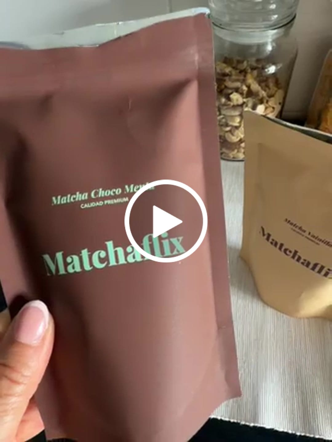 Customer video review of Té Matcha Premium Choco-Menta