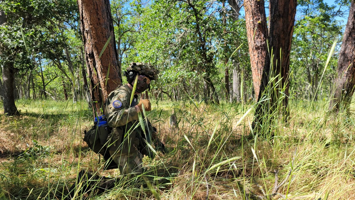 Customer photo review of Predator Ghillie™ Helmet Cover