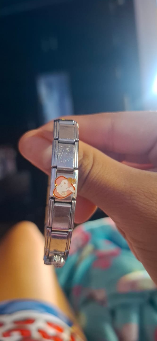 Customer photo review of Charm Perrito Corazón