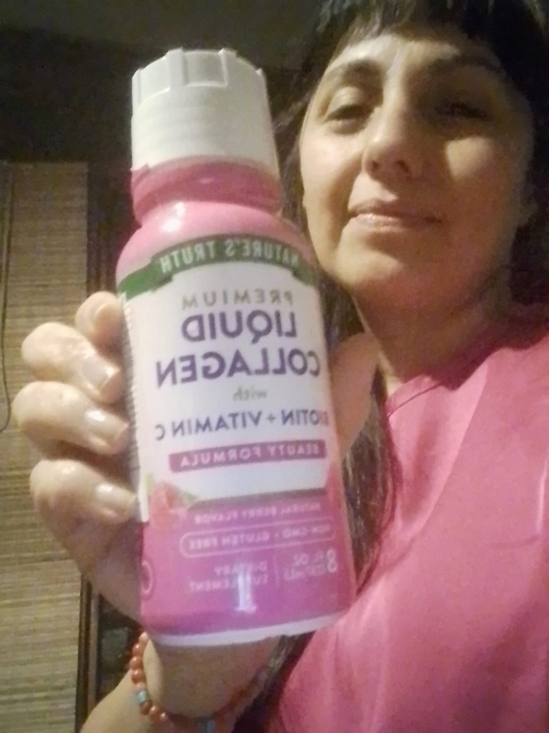 Customer photo review of Colágeno Líquido + Biotina 1.000 Mcg