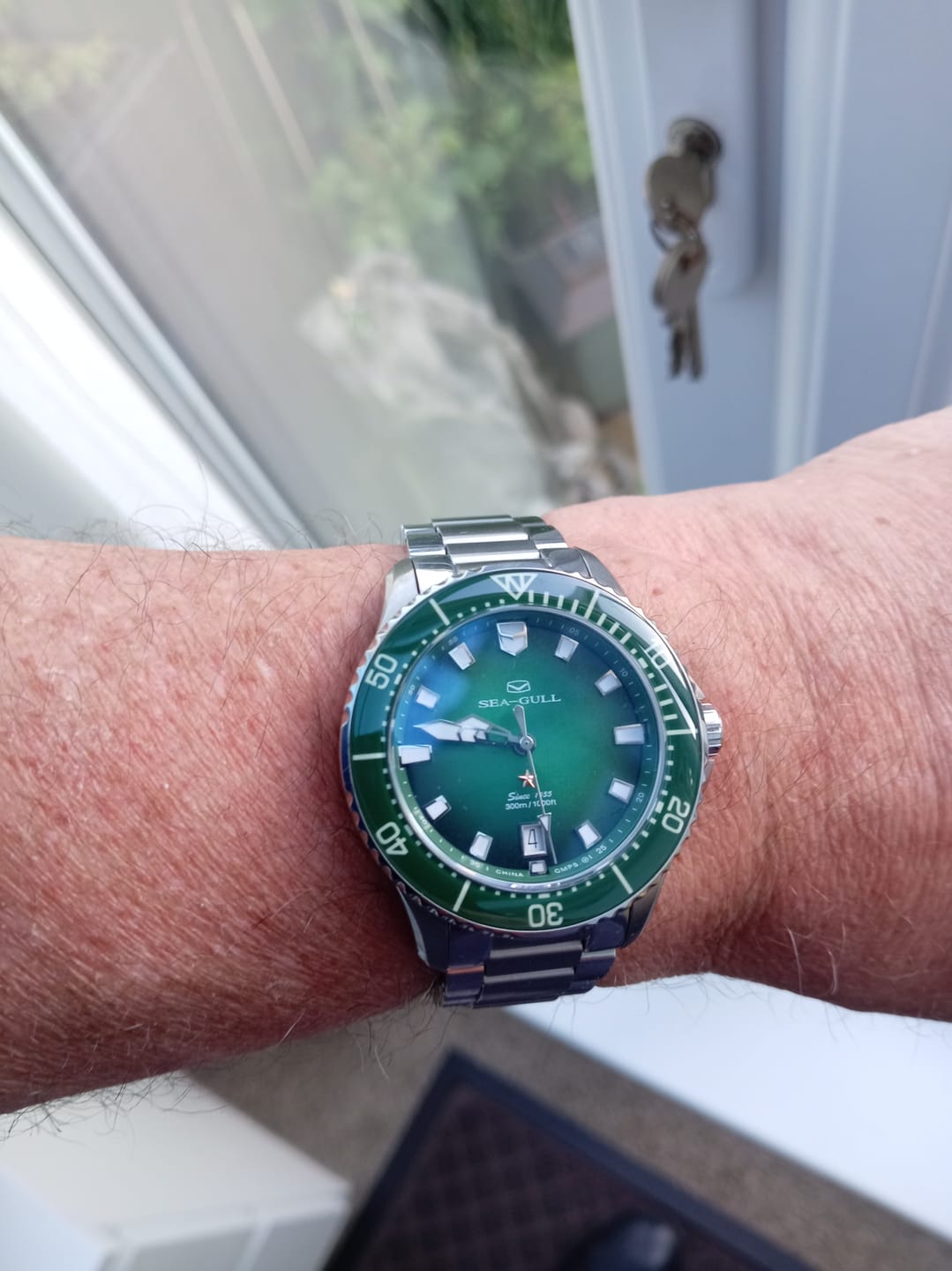 Customer photo review of Ocean Series Pro 300m Waterproof Diving Watch 41mm